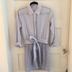 Cotton seersucker dress by HEARTLOOM.